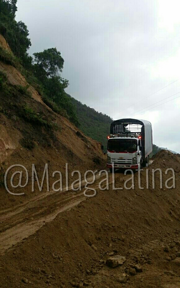  Continúan las restricciones en la vía a Los Curos