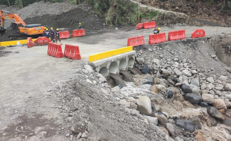 POSIBLEMENTE SE INSTALARÁ UN PUENTE «MILITAR» EN EL SECTOR EL TERMINO DE LA TRONCAL DEL NORTE