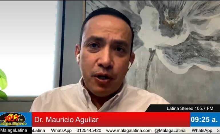  EL GOBERNADOR DE SANTANDER MAURICIO AGUILAR HABLÒ CON LATINA STEREO POR EMERGENCIA EN LA TRONCAL CENTRAL